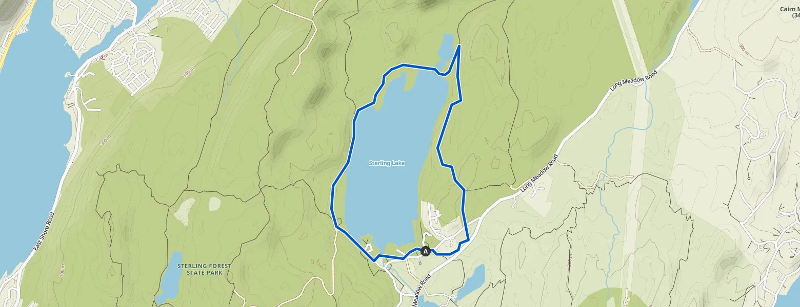 Sterling Lake Loop Sterling Forest State Park wandeling Komoot